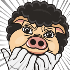 [LINEスタンプ] Pigman is so funny！ - Part 3