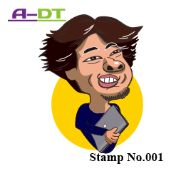 [LINEスタンプ] A-DT stamp No.001の画像（メイン）