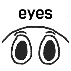 [LINEスタンプ] with eyes