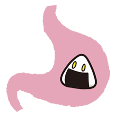 [LINEスタンプ] 人体と食まわり