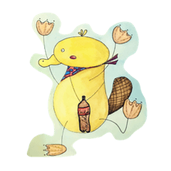 [LINEスタンプ] Duck is not duck