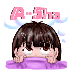 [LINEスタンプ] The Inner World of A-Sha