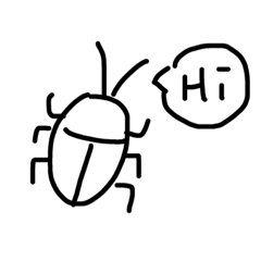 [LINEスタンプ] Do you like cockroaches