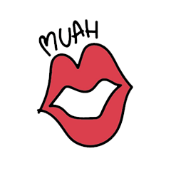 [LINEスタンプ] LoL and Kiss