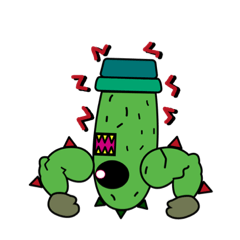 [LINEスタンプ] Cactus Monster Stickers