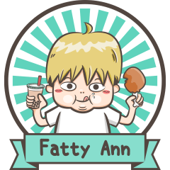 [LINEスタンプ] The Master life of fatty Ann