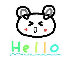 [LINEスタンプ] Bear Wei  Wei