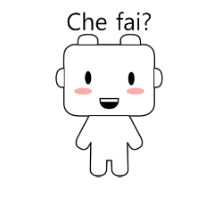 [LINEスタンプ] My friend Kana (Italian)