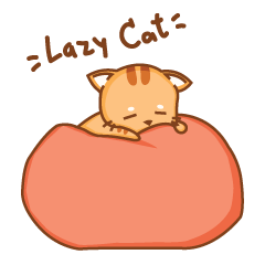 [LINEスタンプ] Peter : Lazy Cat