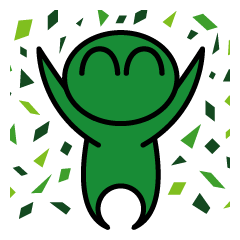 [LINEスタンプ] Little green baby