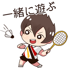 [LINEスタンプ] Nikky ＆ バドミントンsport.