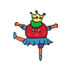 [LINEスタンプ] Children's drawing funny