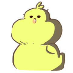 [LINEスタンプ] Fat chickens