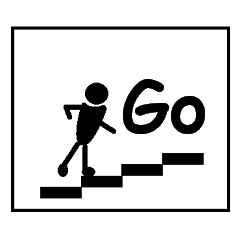 [LINEスタンプ] Up and Down！