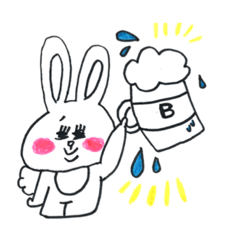 [LINEスタンプ] うさりんぬの日常。関西弁