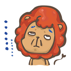 [LINEスタンプ] BlueBerry Lion