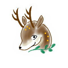 [LINEスタンプ] Formosan sika deer