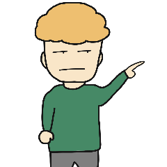 [LINEスタンプ] The boring man enjoys life.