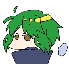 [LINEスタンプ] 無口な子