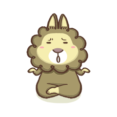 [LINEスタンプ] Let you see a lazy rabbit - Mochi