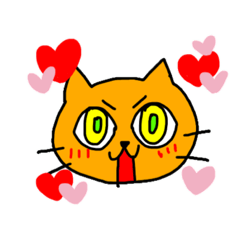 [LINEスタンプ] ネコ百面相