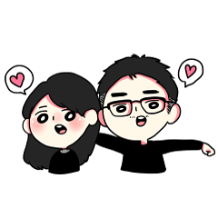 [LINEスタンプ] Hey,What are you doing？