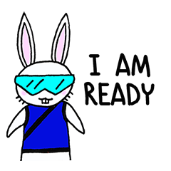 [LINEスタンプ] Rabbit radiologist(THAI) Vr.2