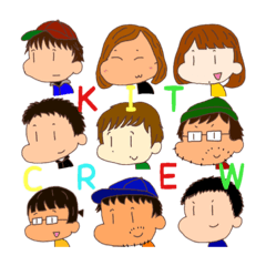 [LINEスタンプ] KIT CREW スタンプ