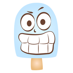 [LINEスタンプ] Feeling of ice cream