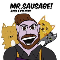 [LINEスタンプ] Mr. Sausage and friends