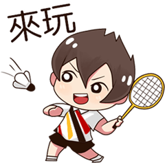 [LINEスタンプ] Nikky ＆ バドミントン sport