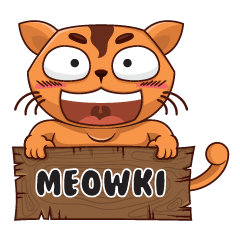 [LINEスタンプ] Meowki The Cat