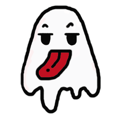 [LINEスタンプ] Naughtylittle ghosts