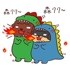 [LINEスタンプ] Whoohoo＆Miu Miu