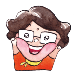 [LINEスタンプ] Here comes the Mom.