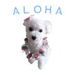 [LINEスタンプ] マナちゃんのALOHA