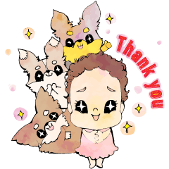 [LINEスタンプ] ~Rui and friends ~