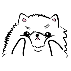 [LINEスタンプ] Milky Dog Daily