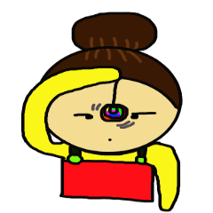 [LINEスタンプ] a lovely girl's expressionの画像（メイン）