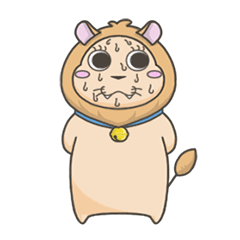 [LINEスタンプ] Persimmon Lion