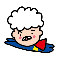 [LINEスタンプ] Grandpa is on the street.