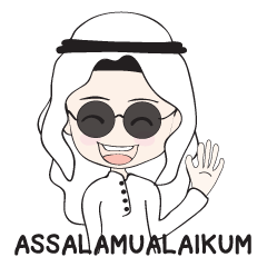 [LINEスタンプ] Areefeen Muslim cute