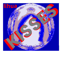 [LINEスタンプ] KISSES stamp and  XOXO stamp of lihua 2