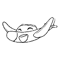 [LINEスタンプ] airplan face