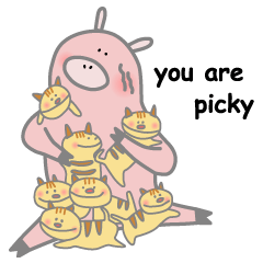 [LINEスタンプ] Little Puppet Piggy 3 (Eng.)