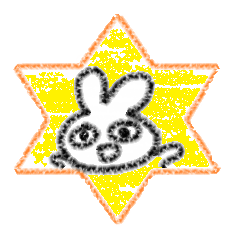 [LINEスタンプ] ひょこり かわいいうさぎさん