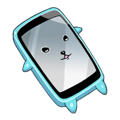 [LINEスタンプ] スマホちゃん。