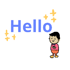 [LINEスタンプ] English is easy