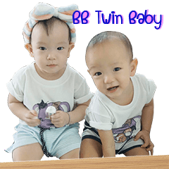 [LINEスタンプ] BB Twin Baby