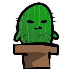 [LINEスタンプ] Cactus Uncle